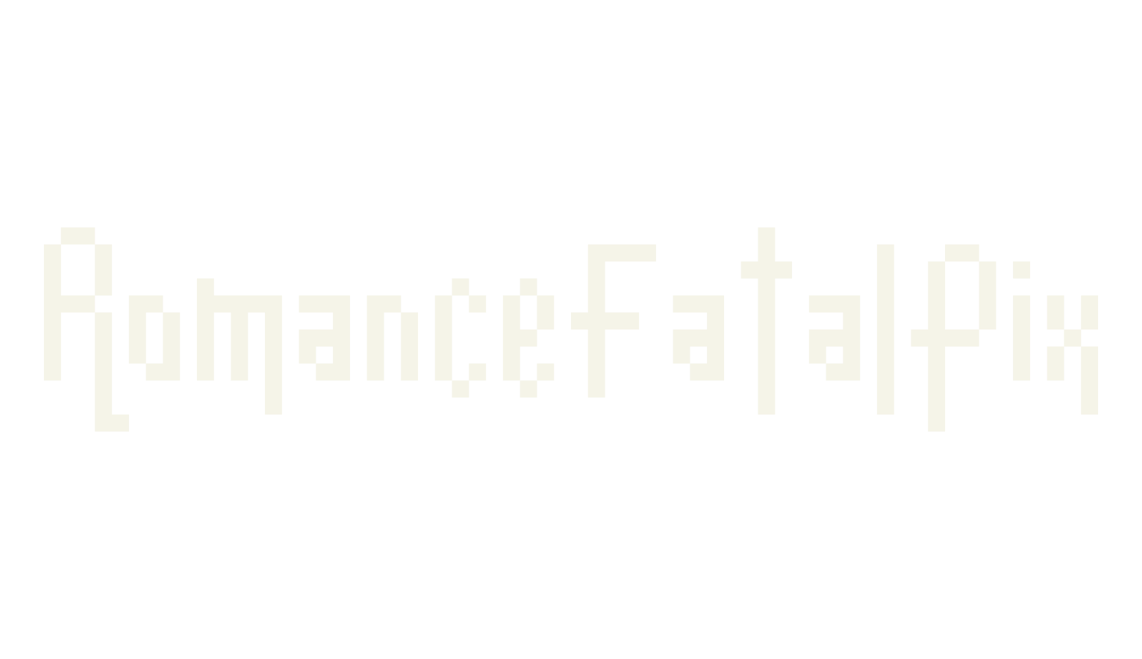 Romance Fatal Pix, serif font preview