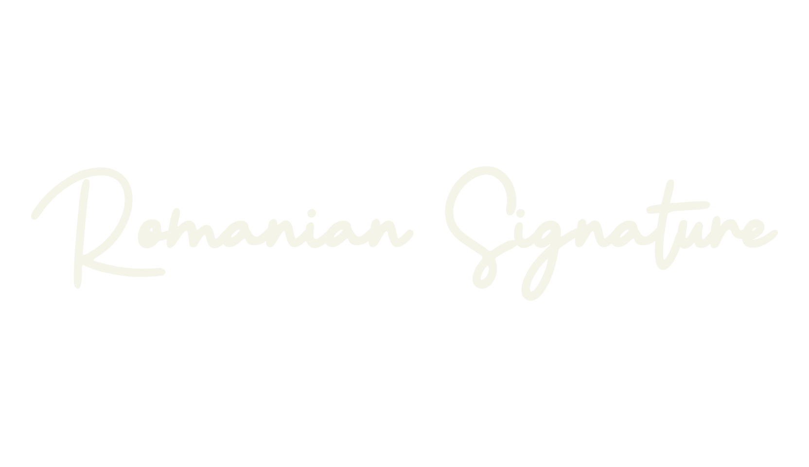 Romanian Signature, signature font preview