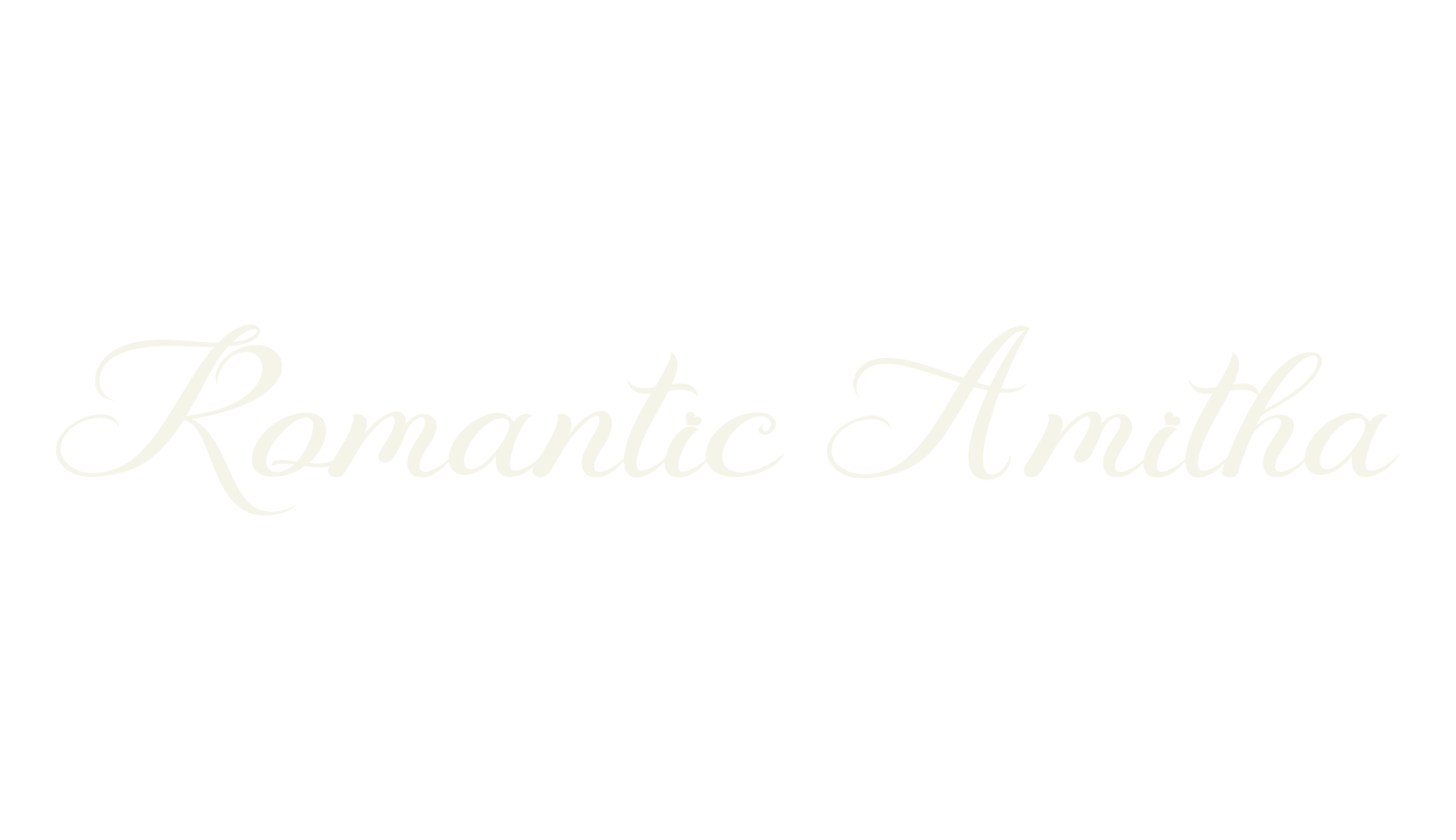 Romantic Amitha, flower font preview