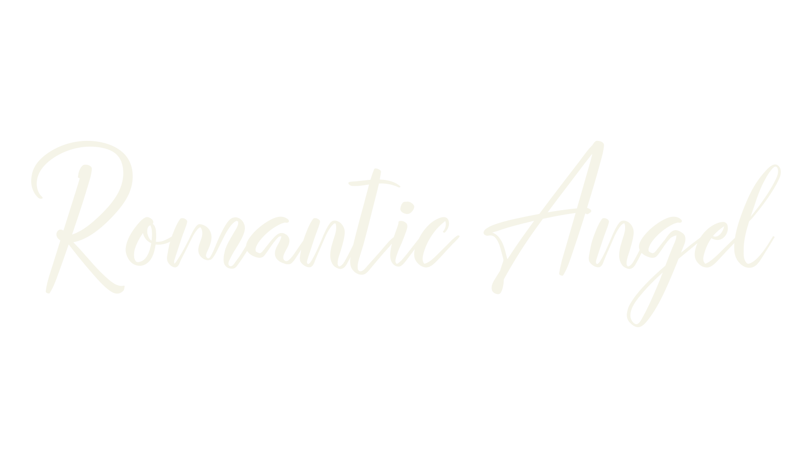 Romantic Angel, lettering font preview
