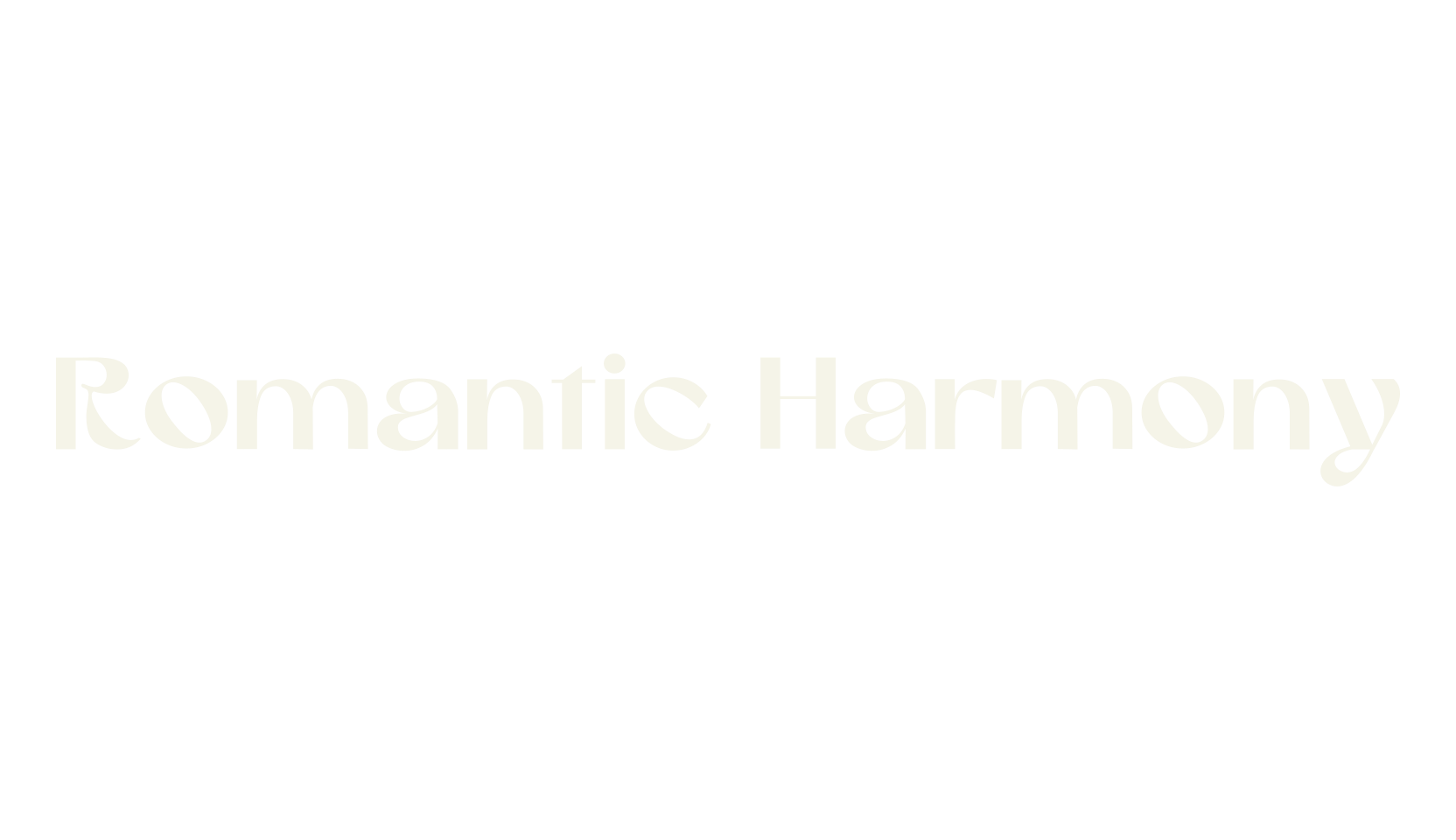 Romantic Harmony, sans serif font preview
