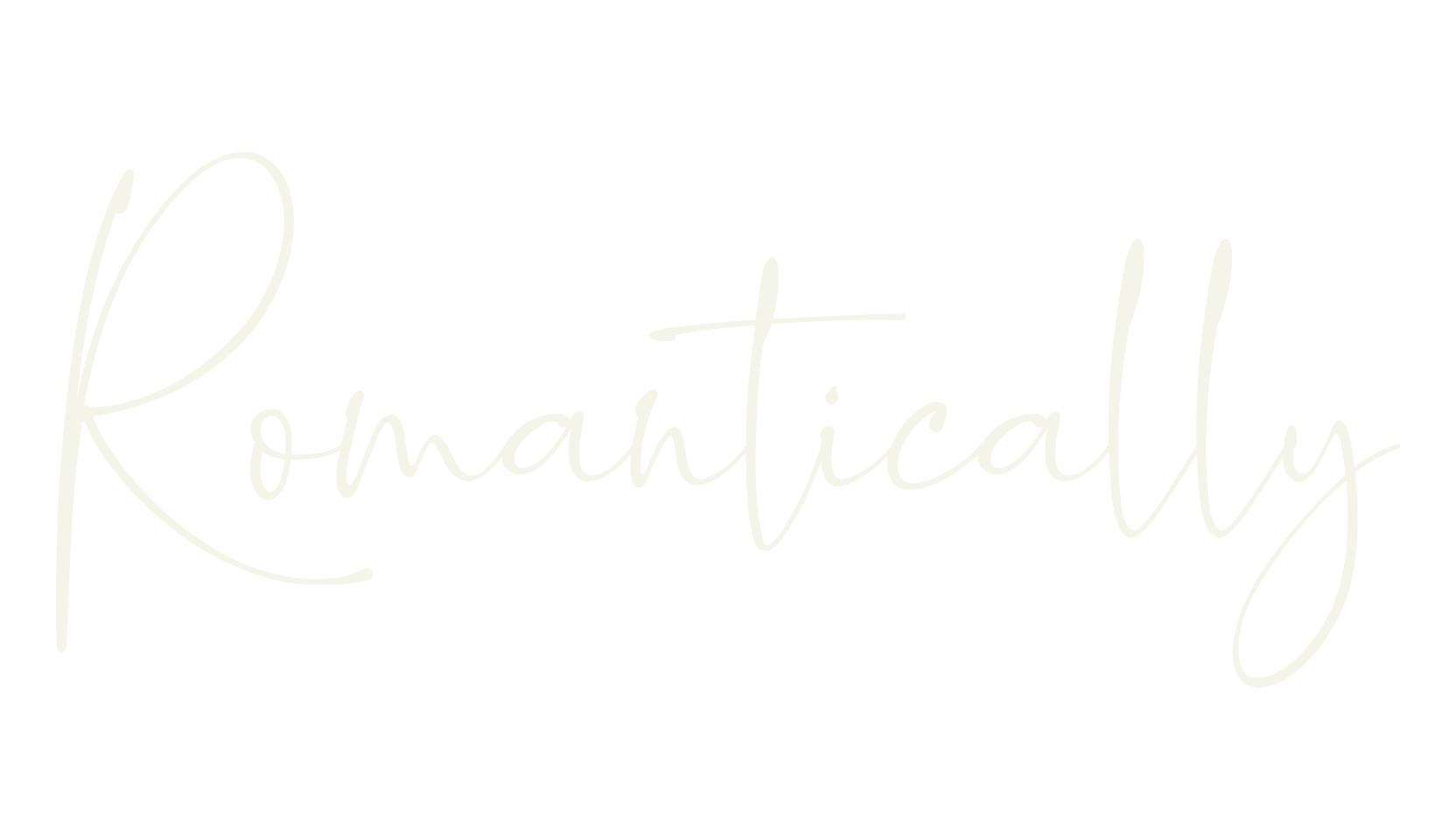 Romantically, cool font preview