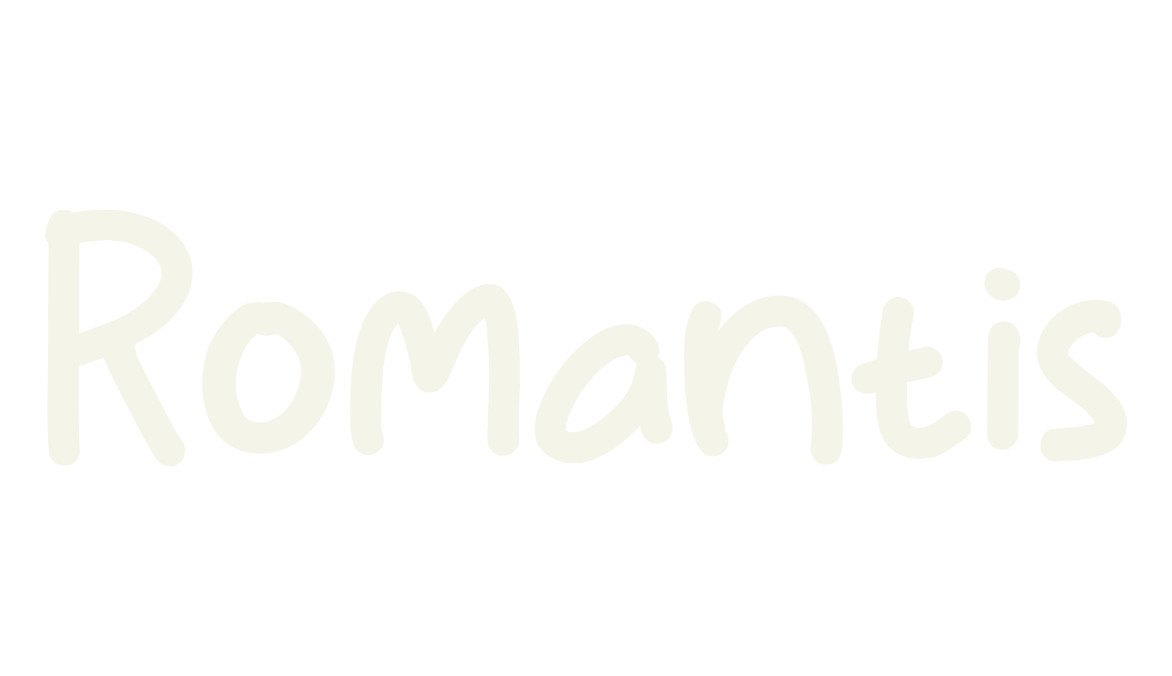 Romantis, handwritten font preview