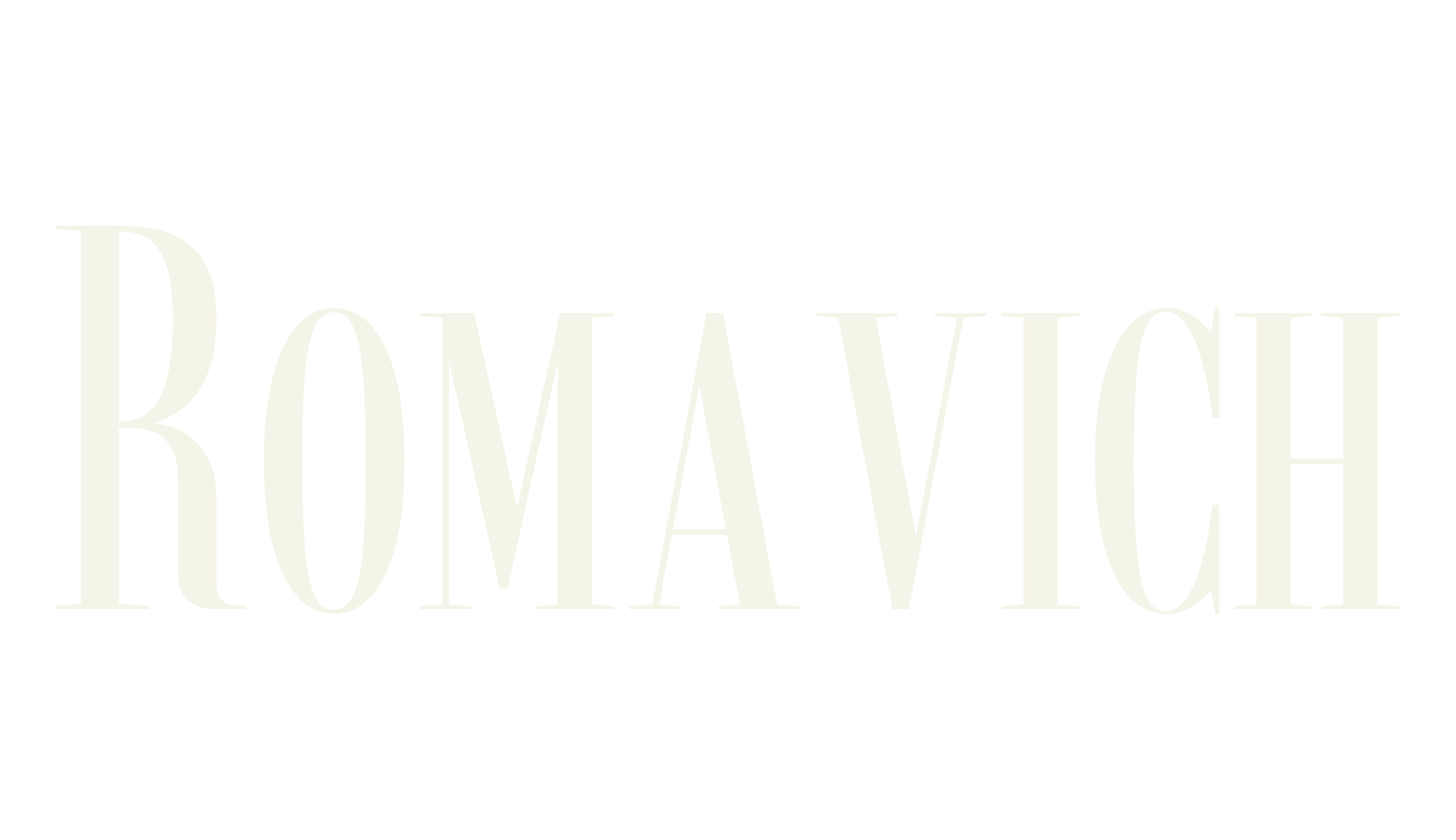 Romavich, tall font preview