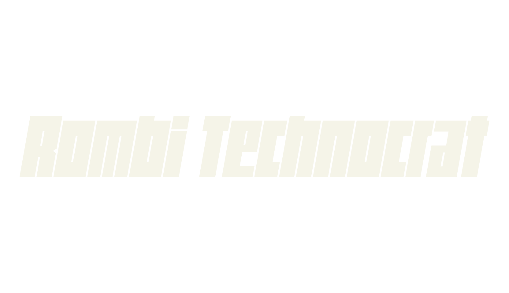 Rombi Technocrat, display market font preview