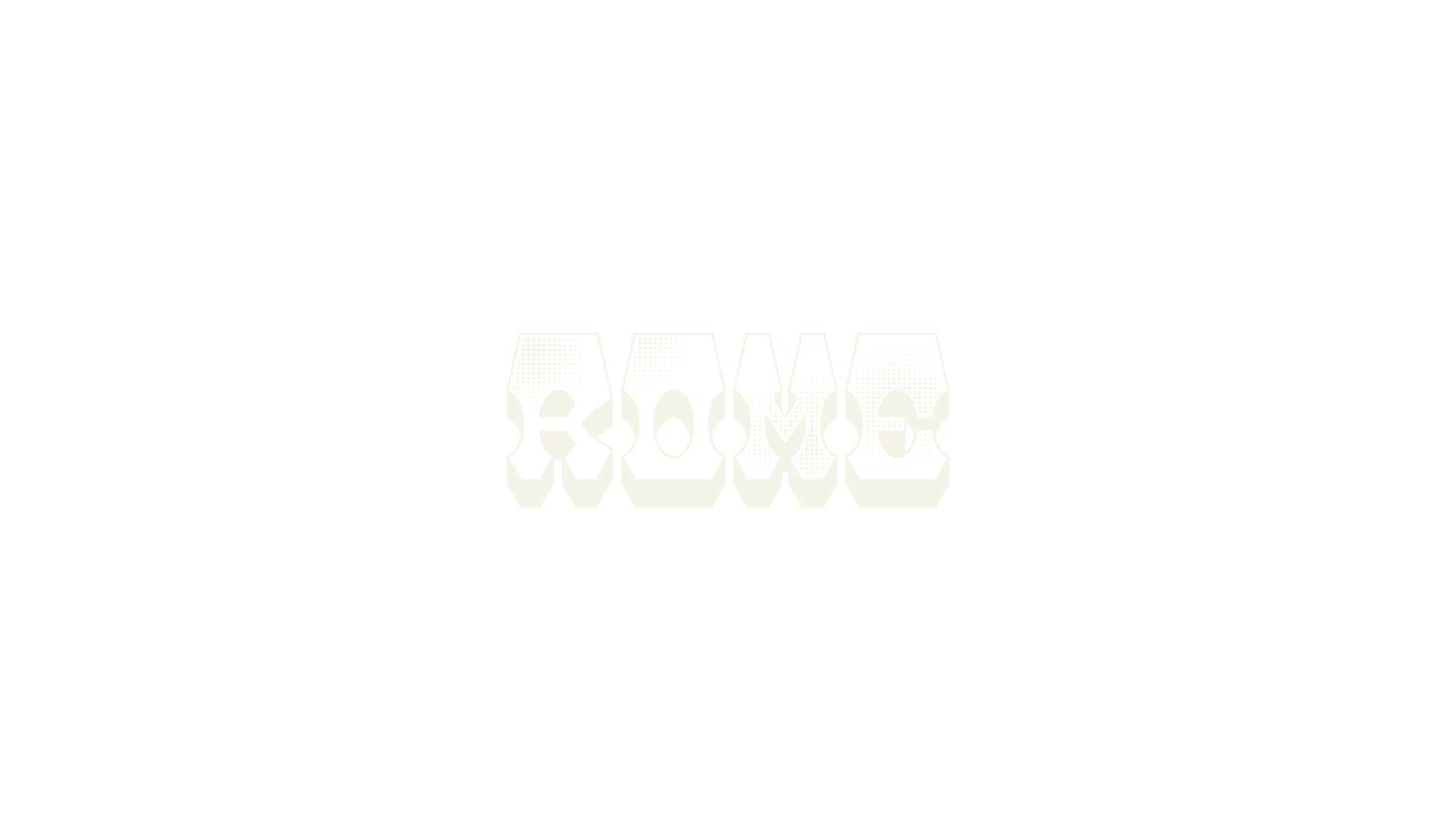 Rome, 3d font preview