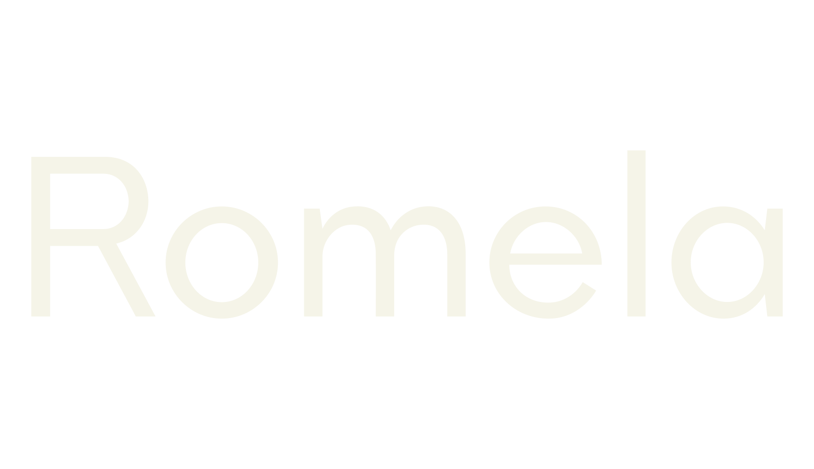Romela, sans serif font preview