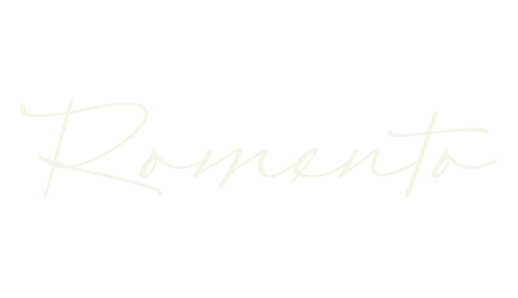 Romento, handwriting font preview