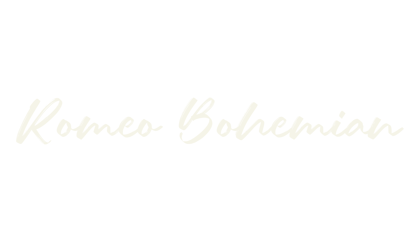 Romeo Bohemian, cool font preview