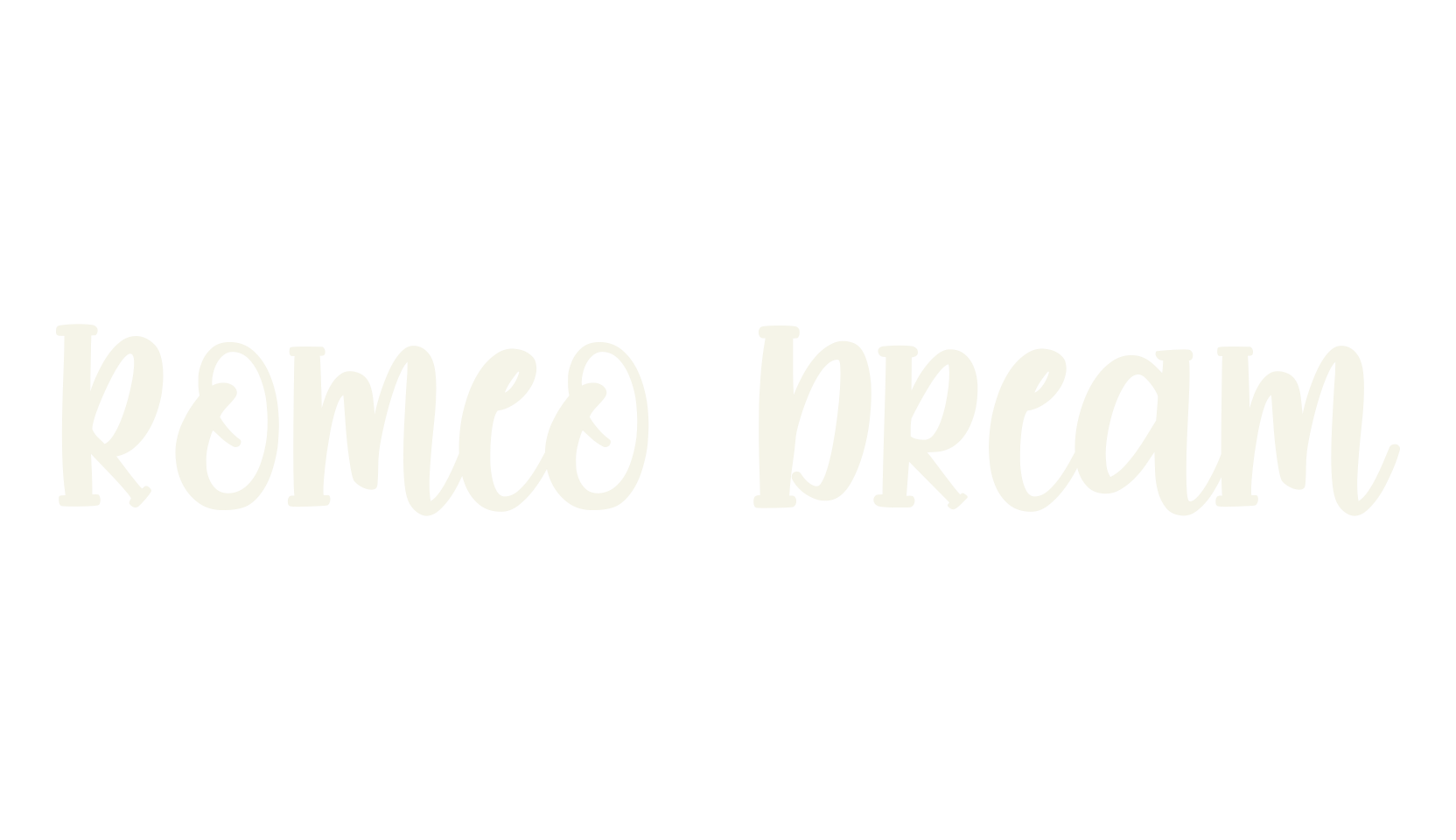Romeo Dream, chicano font preview