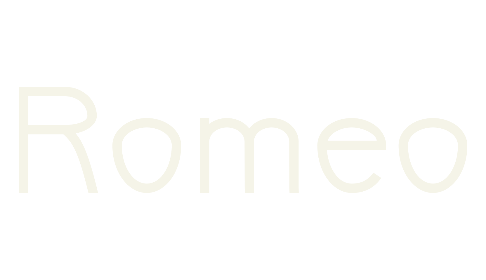 Romeo, sans serif font preview