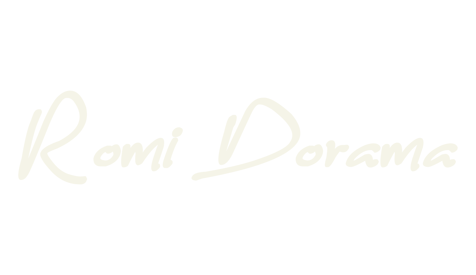 Romi Dorama, fashion sign font preview
