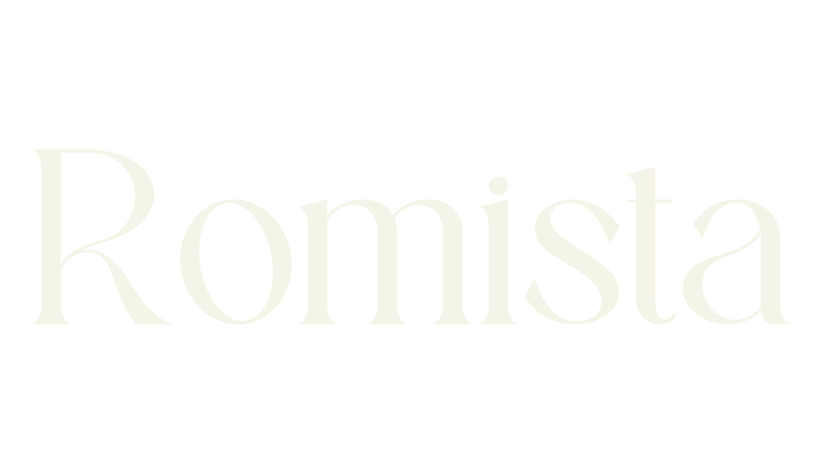 Romista, modern font preview