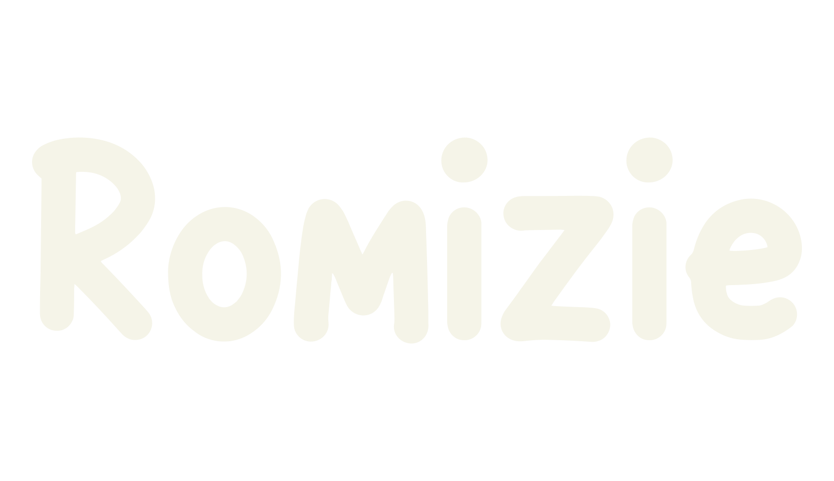 Romizie, cartoon font preview