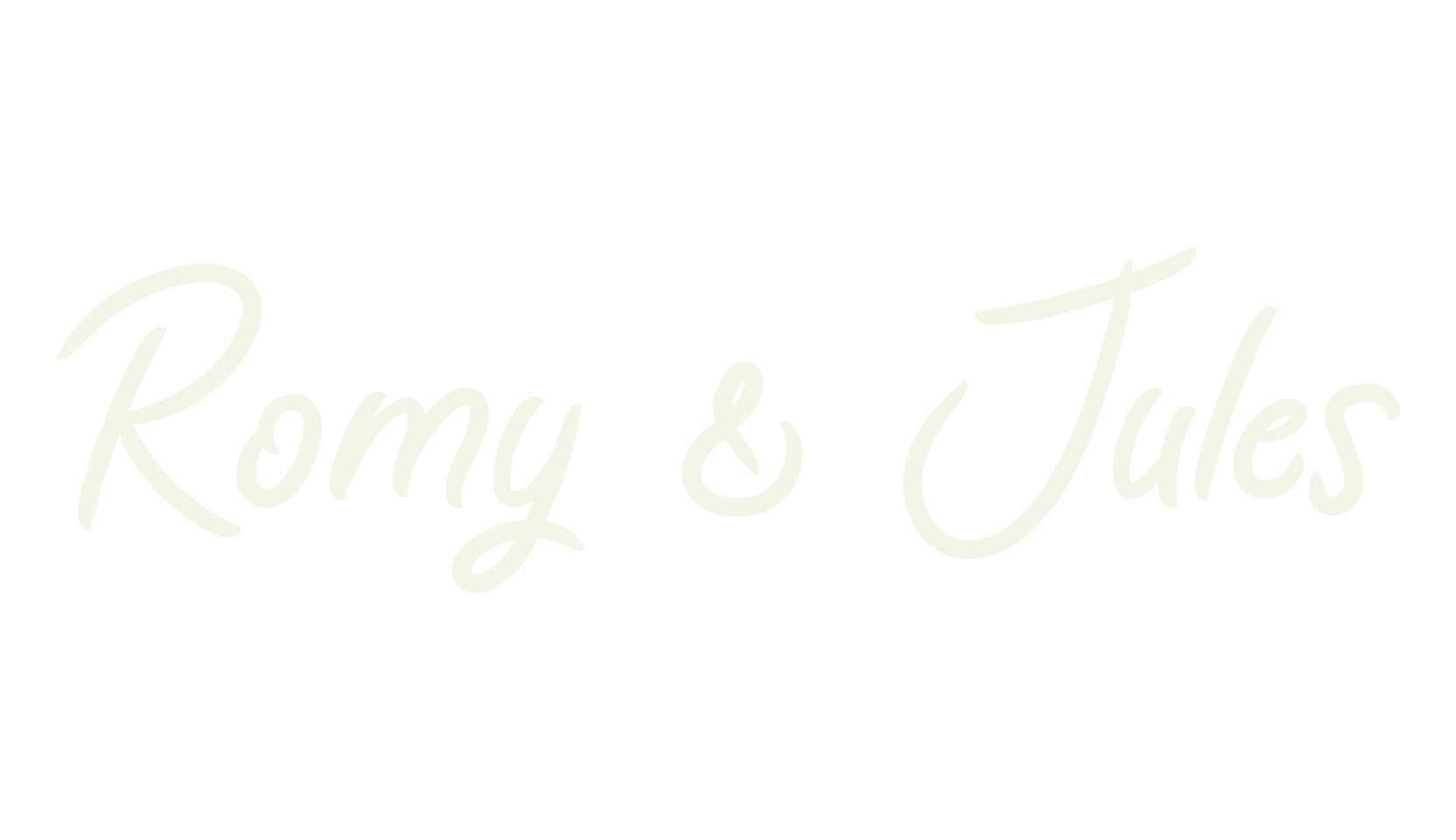 Romy & Jules, handwriting font preview