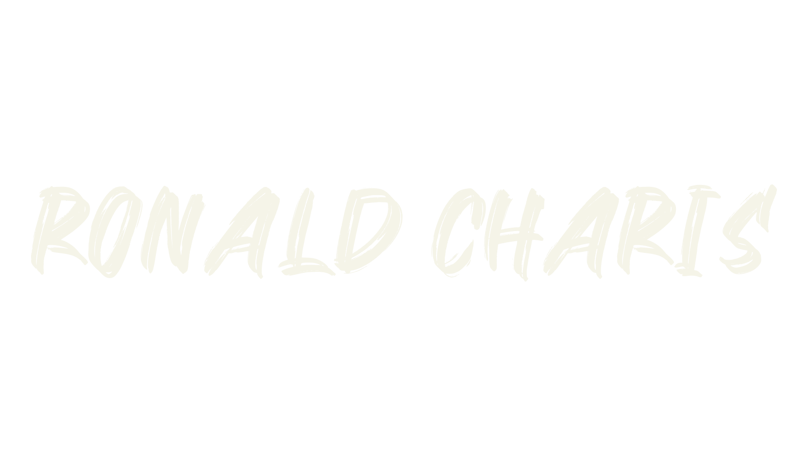 Ronald Charis, bold font preview