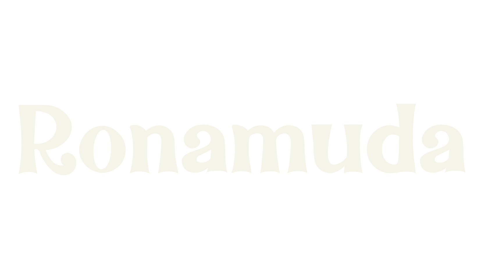 Ronamuda, 70s font preview