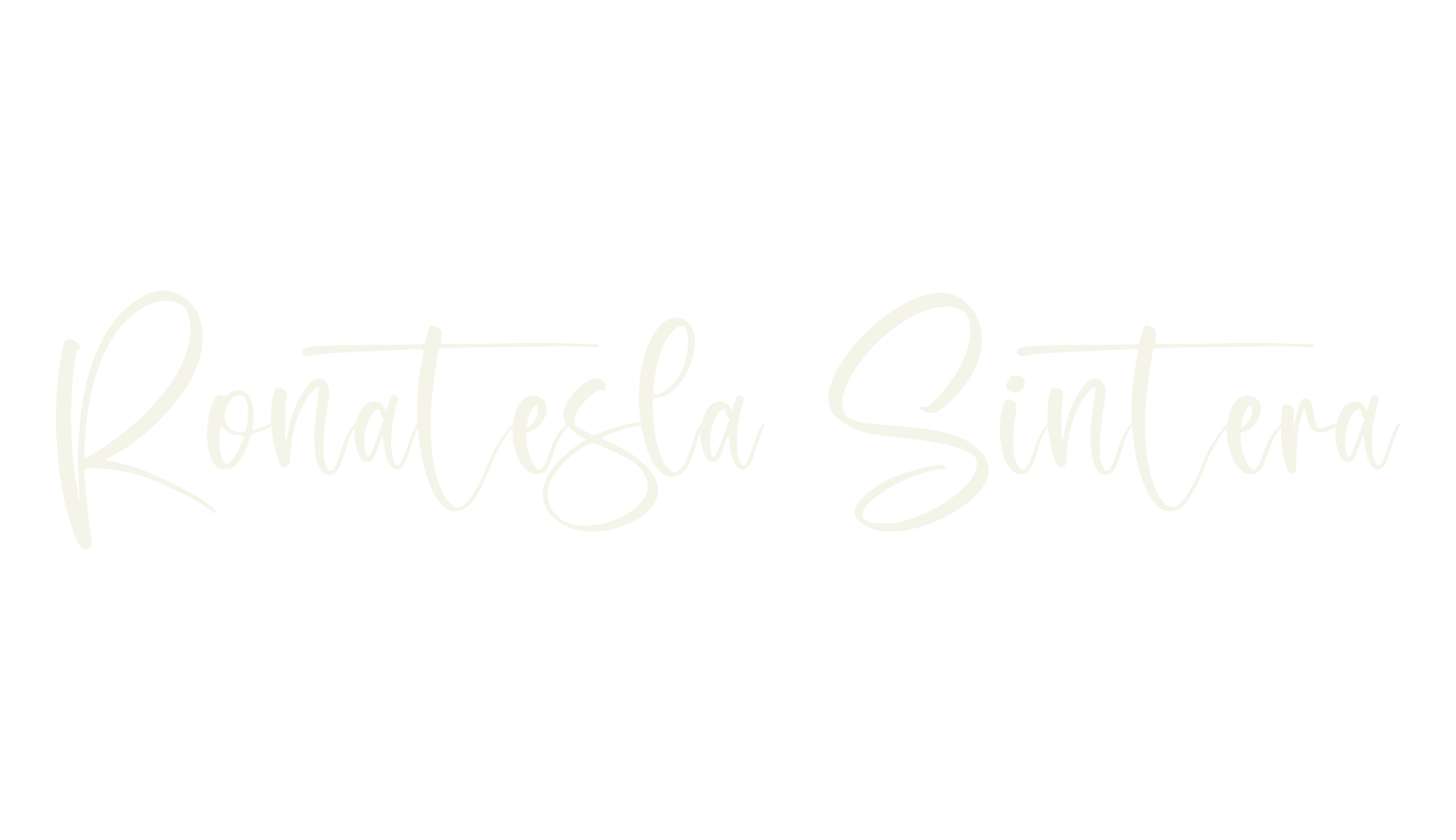 Ronatesla Sintera, script font preview