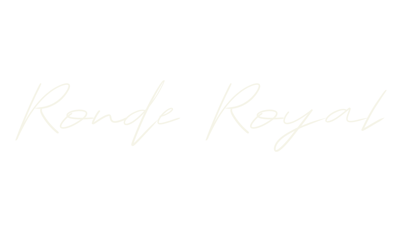 Ronde Royal, cursive font preview