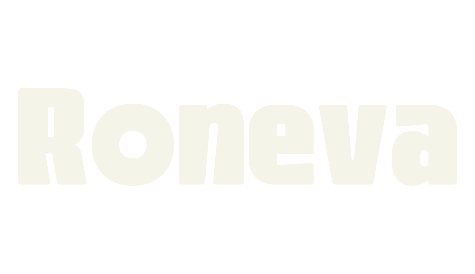 Roneva, bold font preview