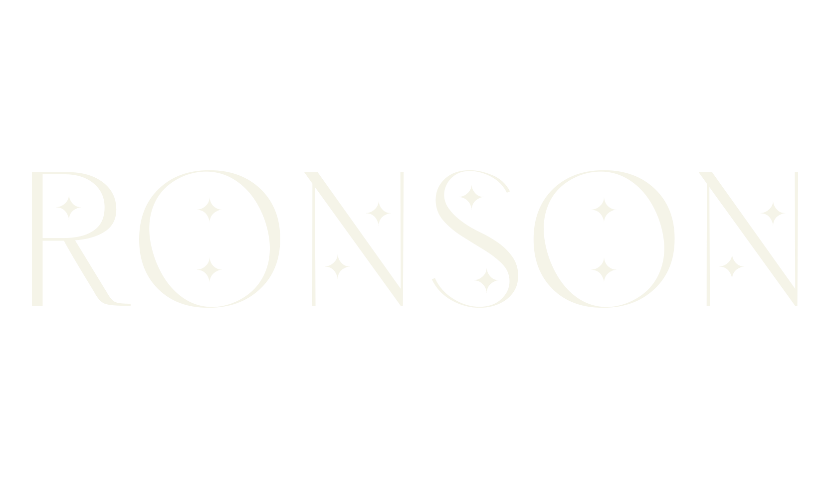 RONSON, elegant font preview