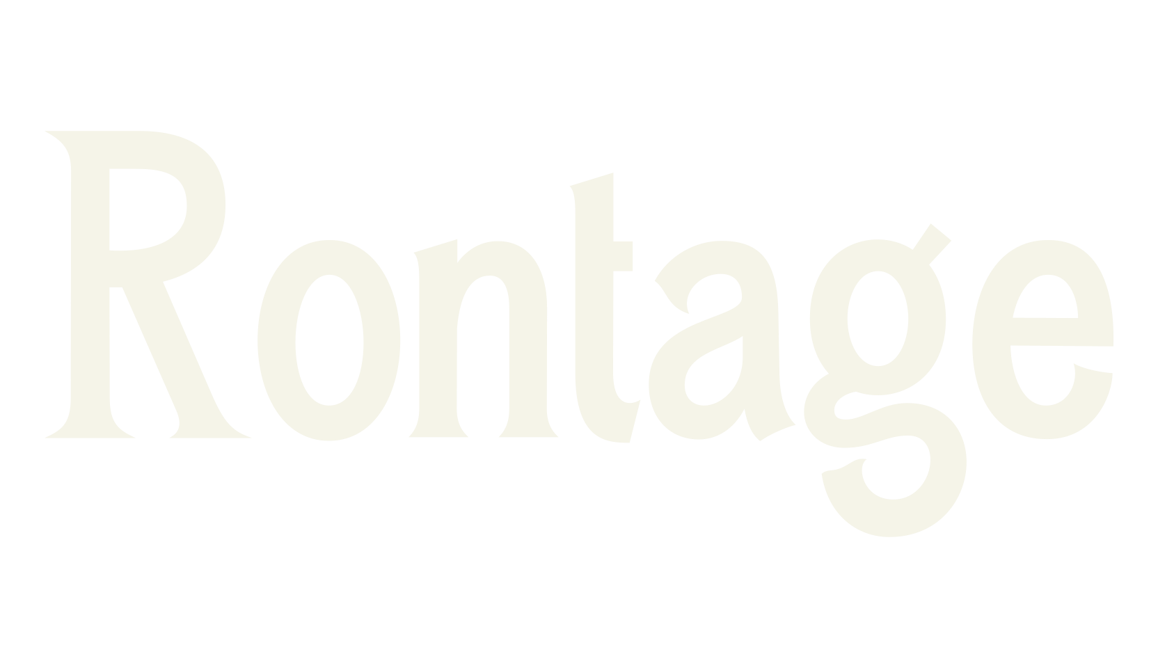 Rontage, sans font preview