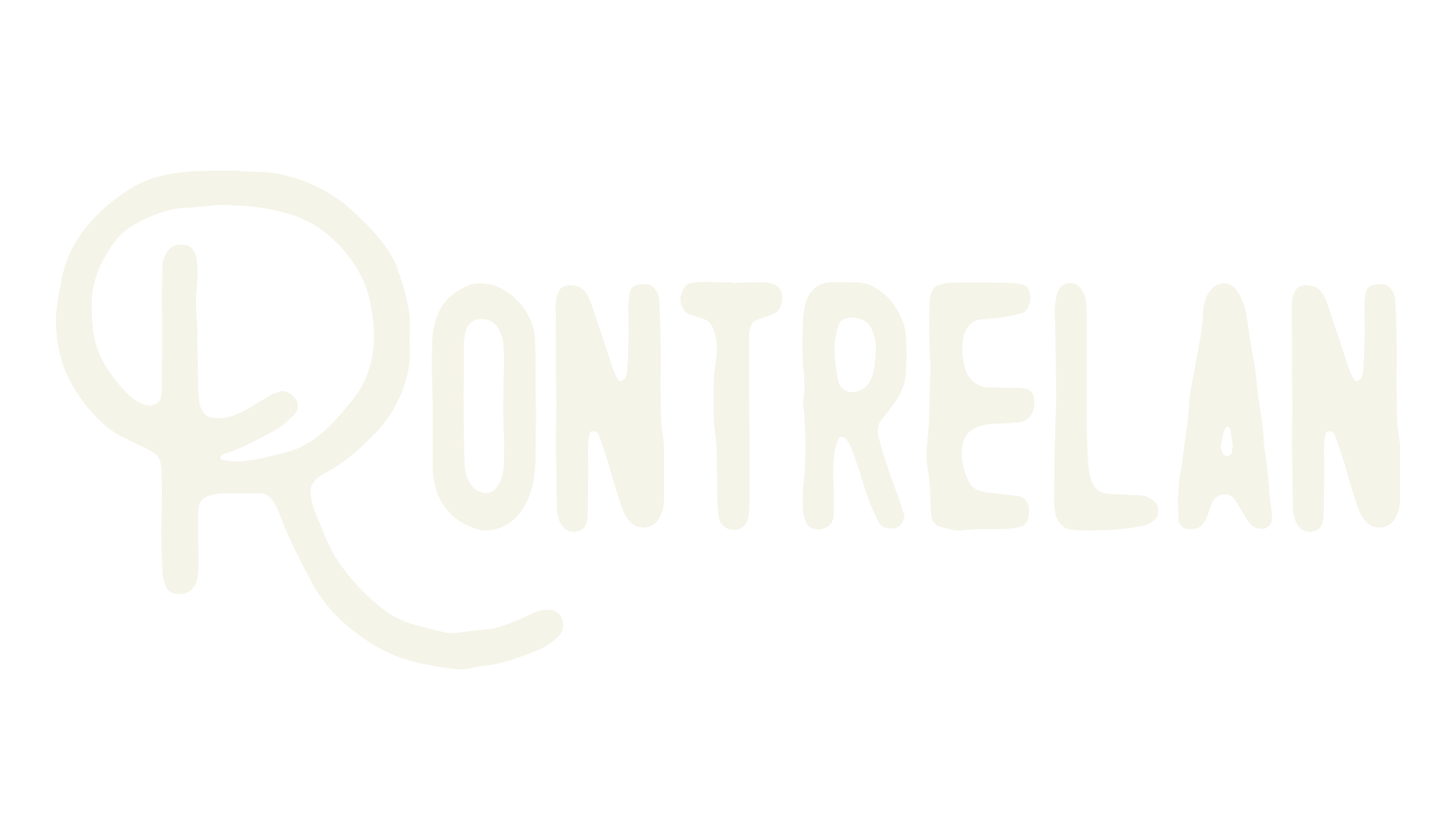 Rontrelan, fashion script font preview