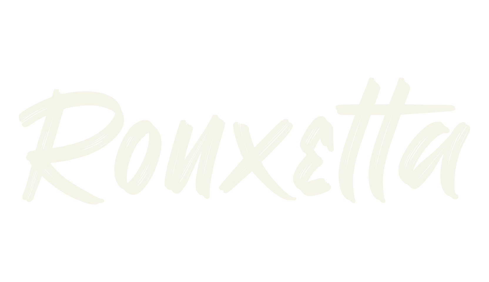 Ronxetta, letter font preview