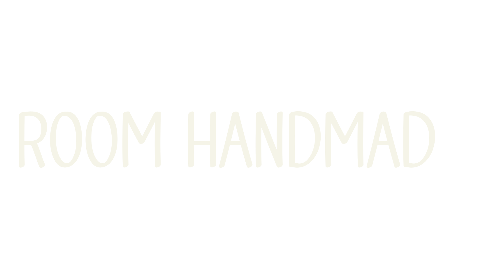 Room Handmade, handwriting font preview