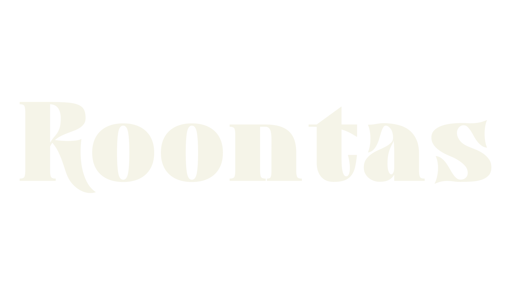 Roontas, tattoo font preview
