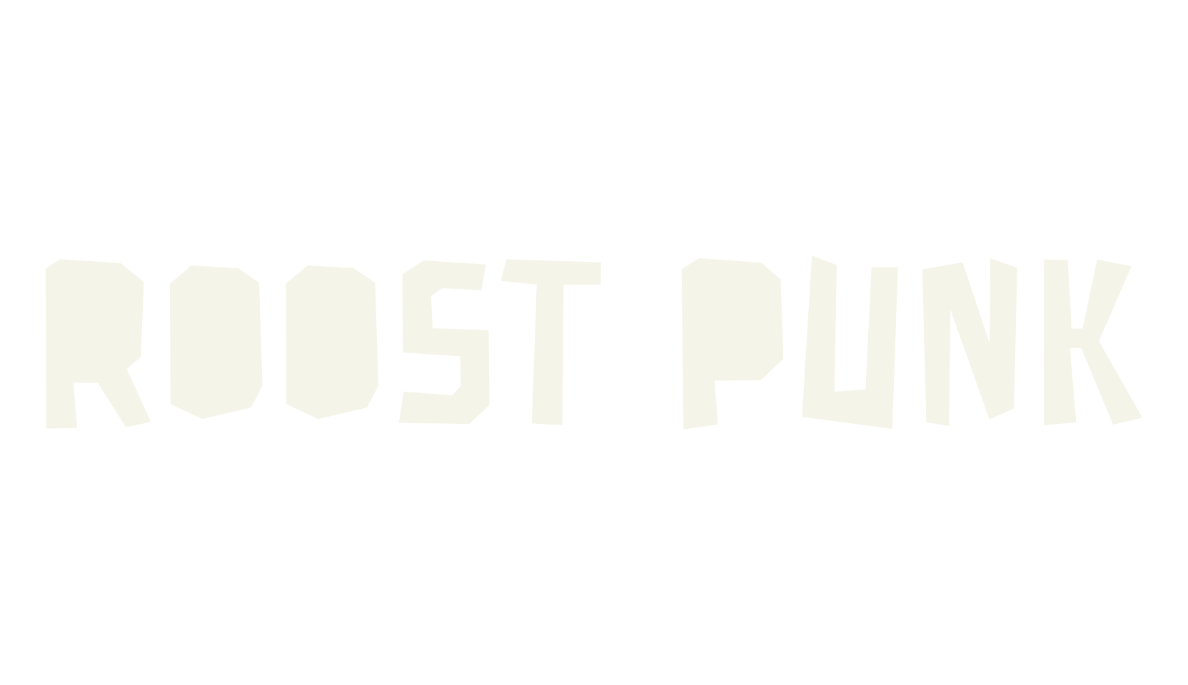 Roost Punk, display market font preview