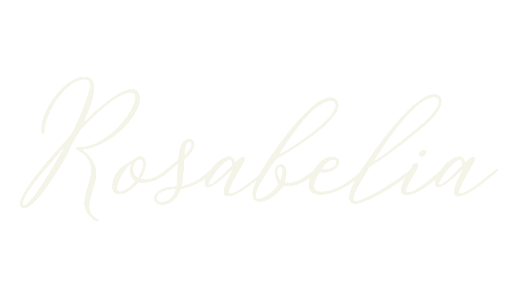Rosabelia, handwriting font preview