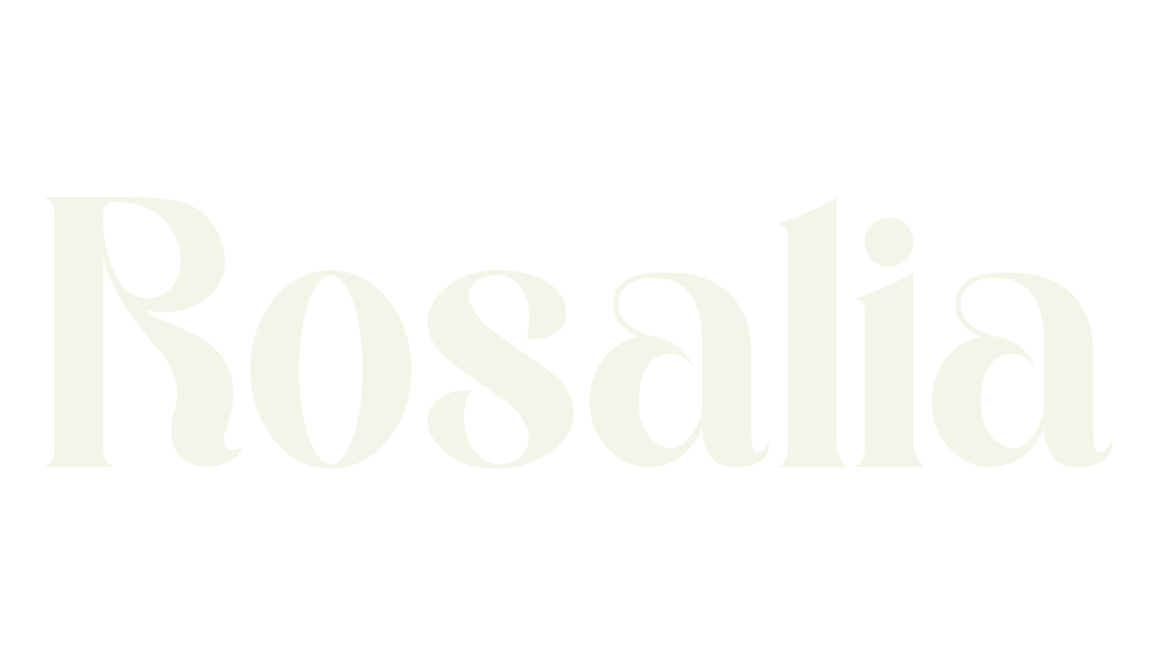 Rosalia, serif font preview