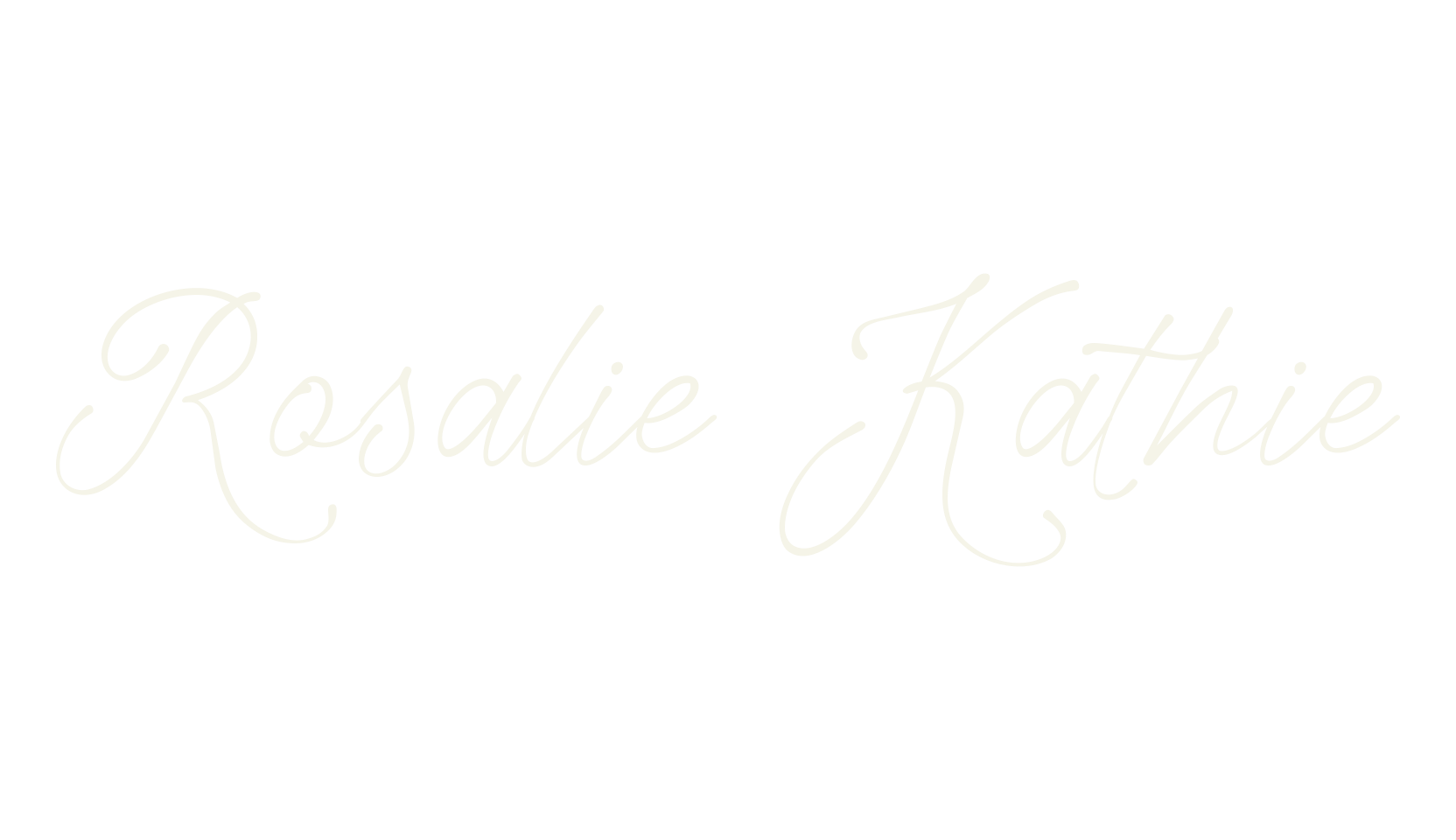 Rosalie Kathie, baby font preview