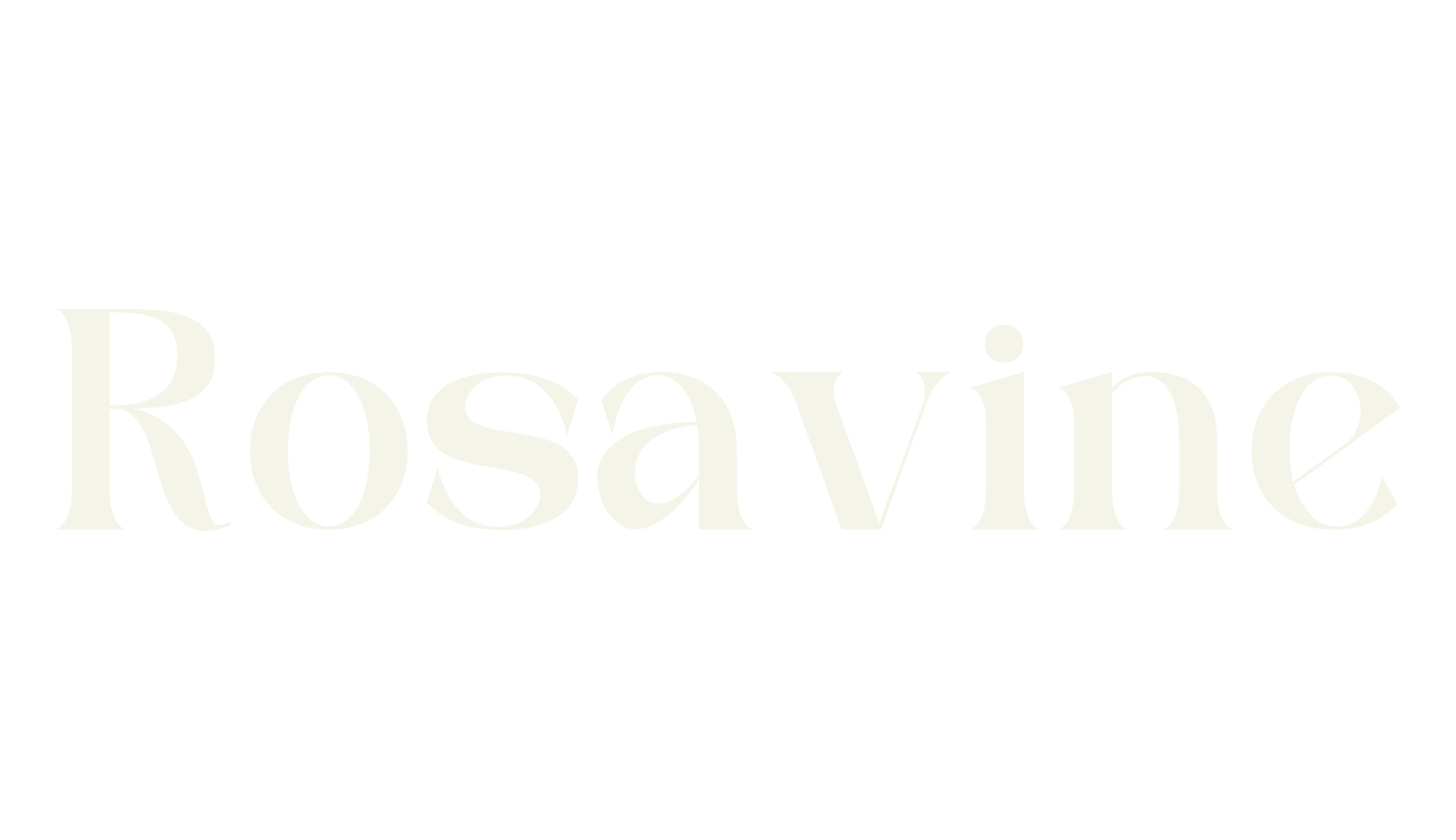 Rosavine, serif font preview