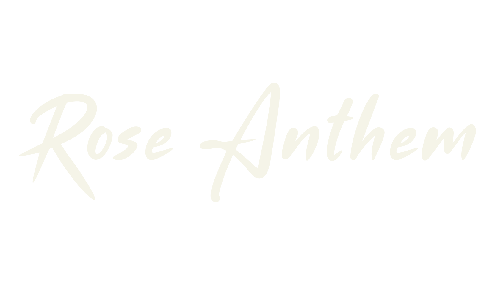 Rose Anthem, handwriting font preview