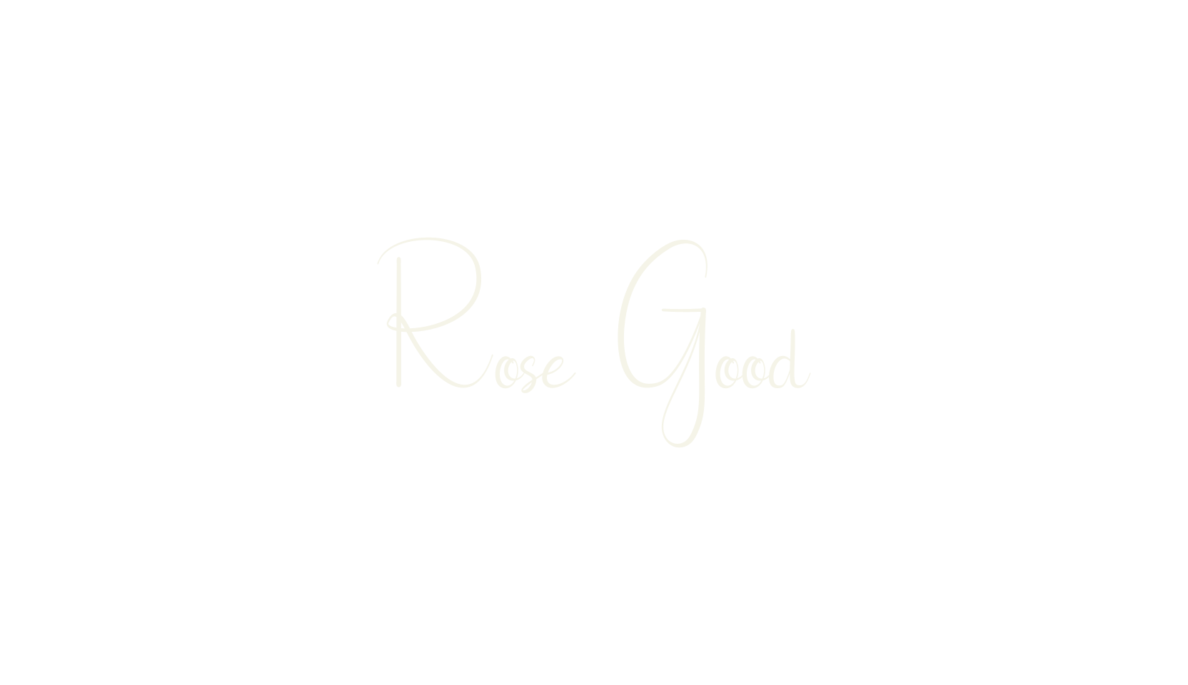 Rose Good, calligraphy font preview