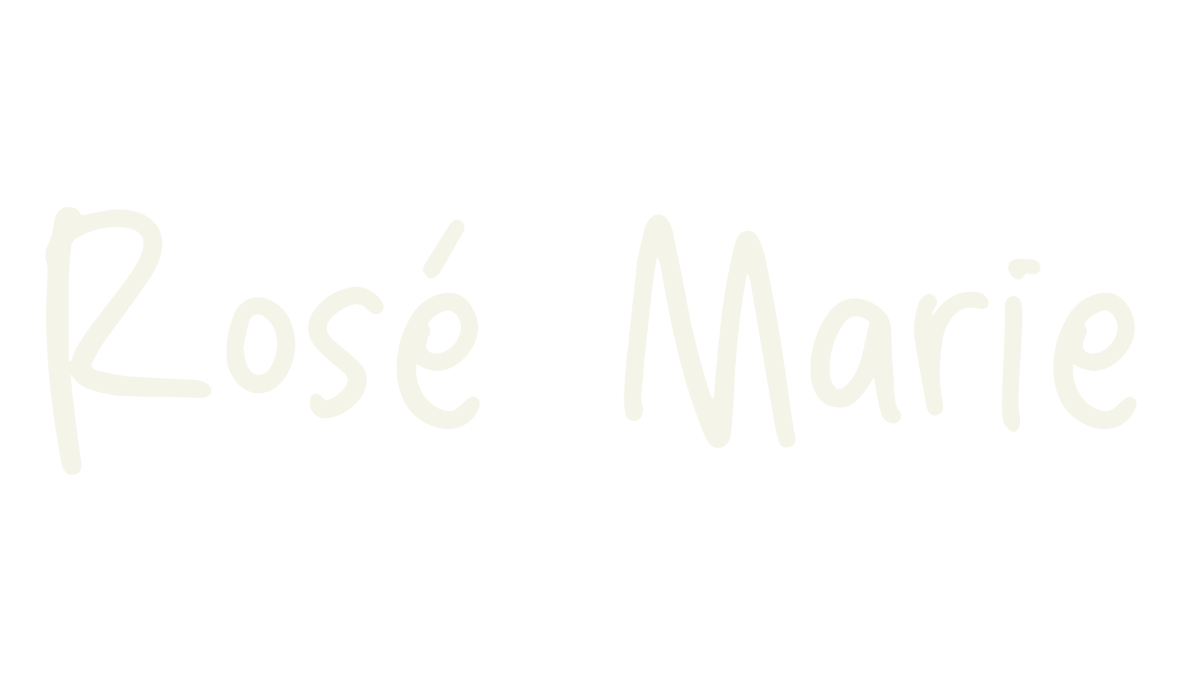 Rosé Marie, text font preview