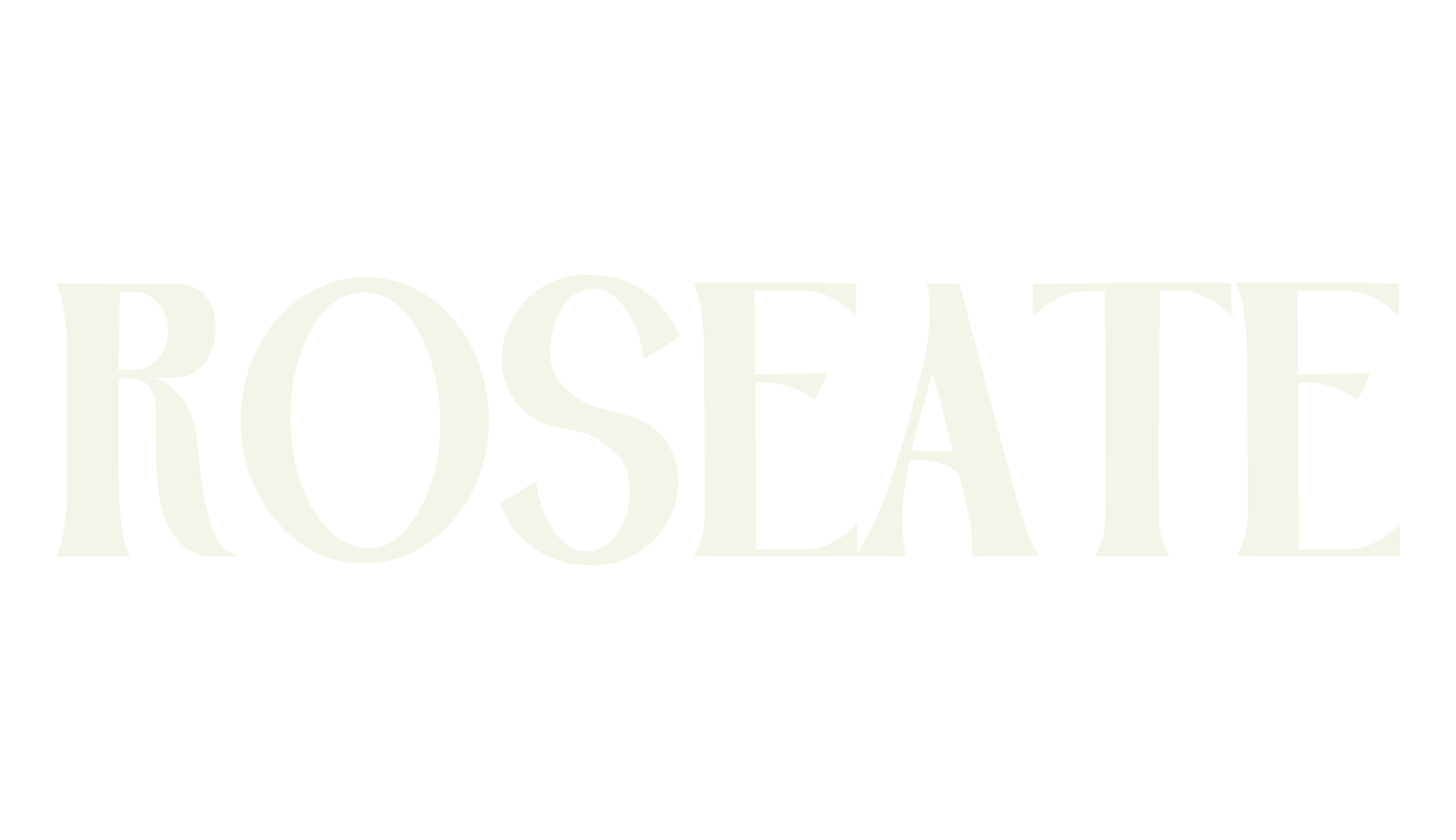 Roseate, condensed font preview