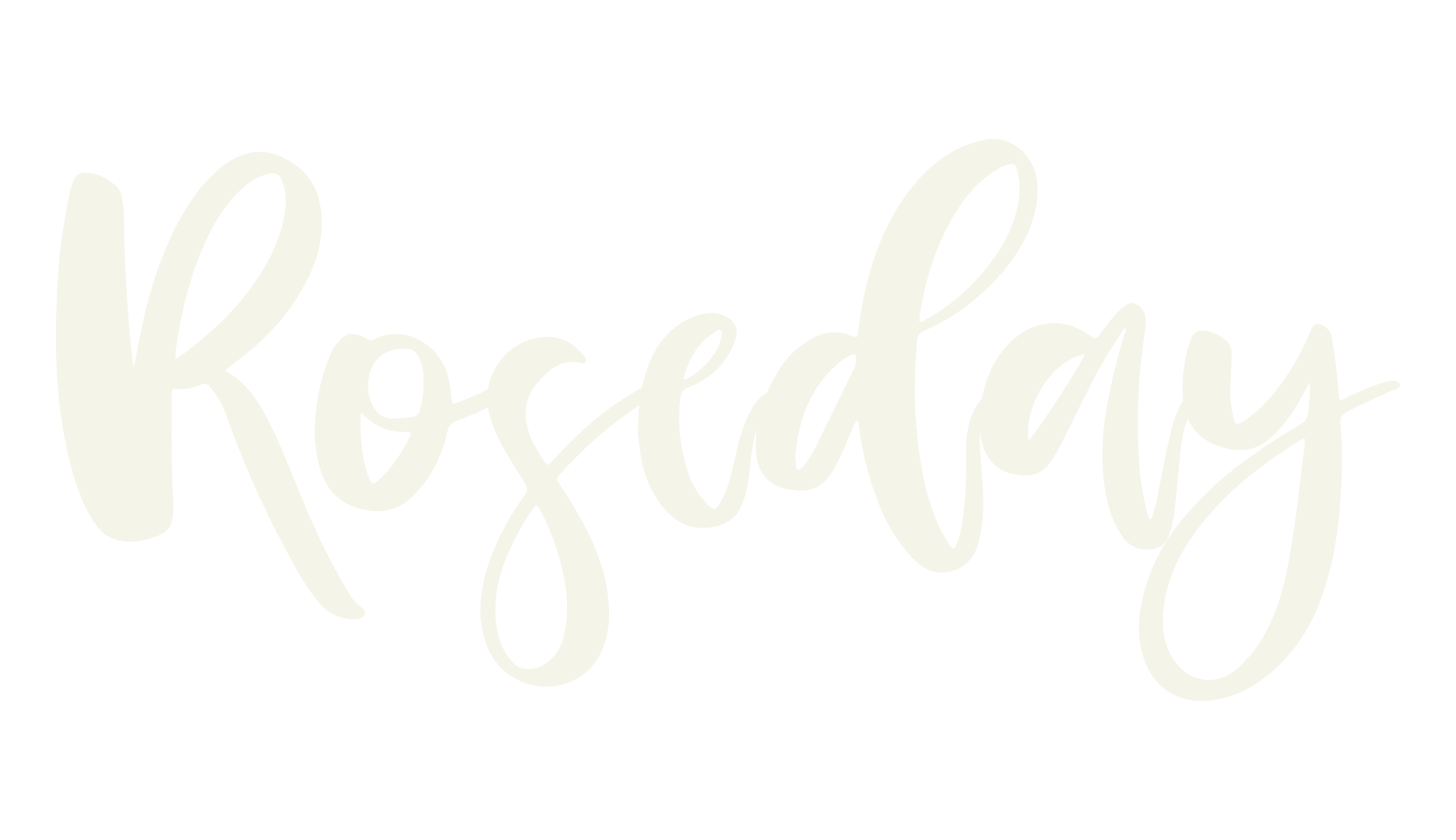 Roseday, script font preview