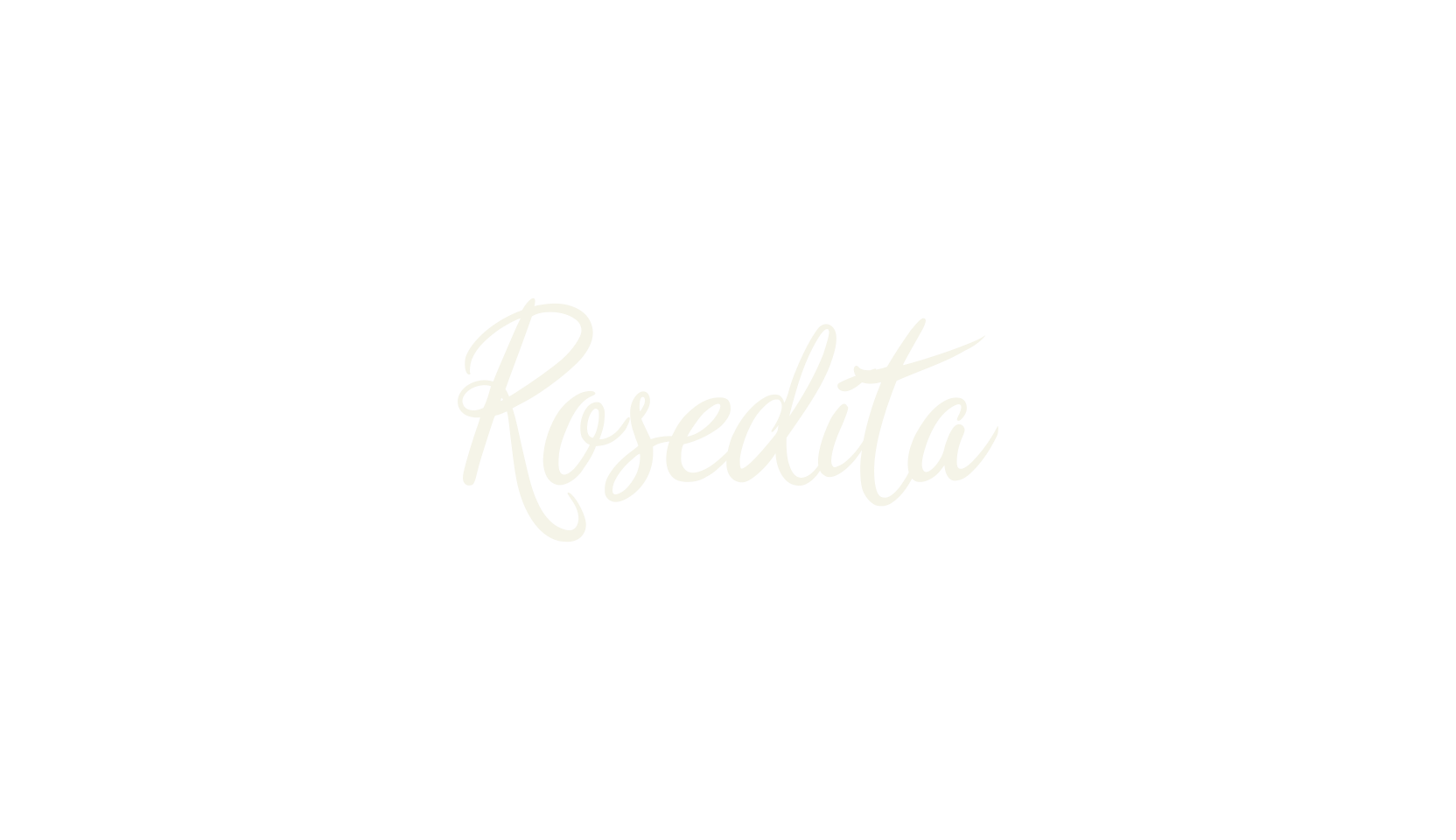 Rosedita, lettering font preview