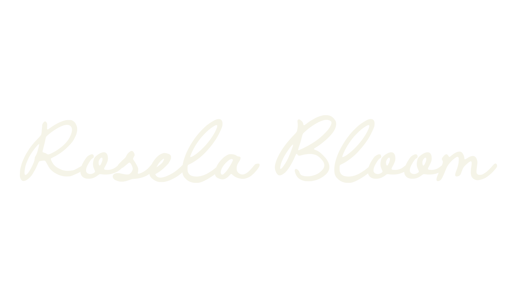 Rosela Bloom, elegant font preview
