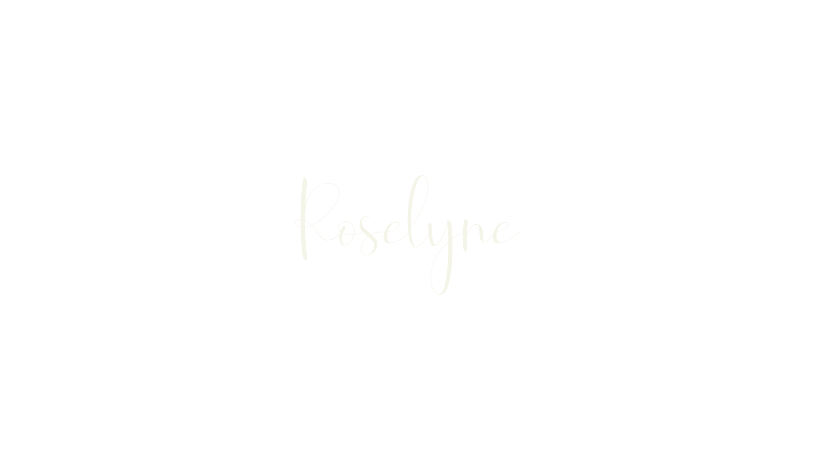 Roselyne, modern calligraphy font preview