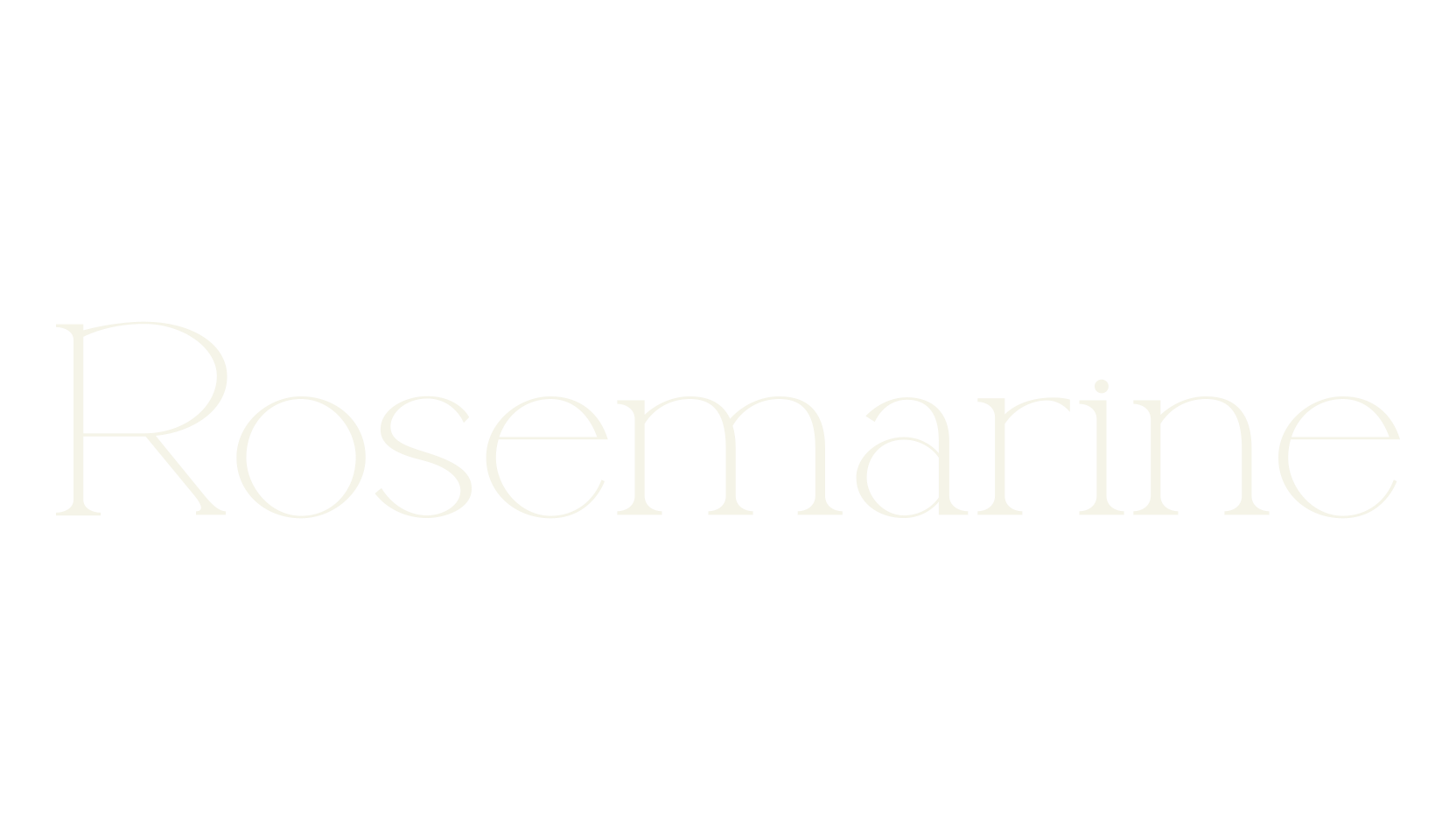 Rosemarine, food font preview