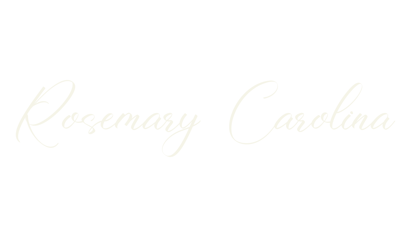 Rosemary Carolina, calligraphy font preview