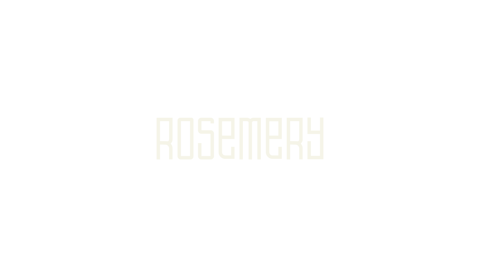 Rosemery, bold font preview