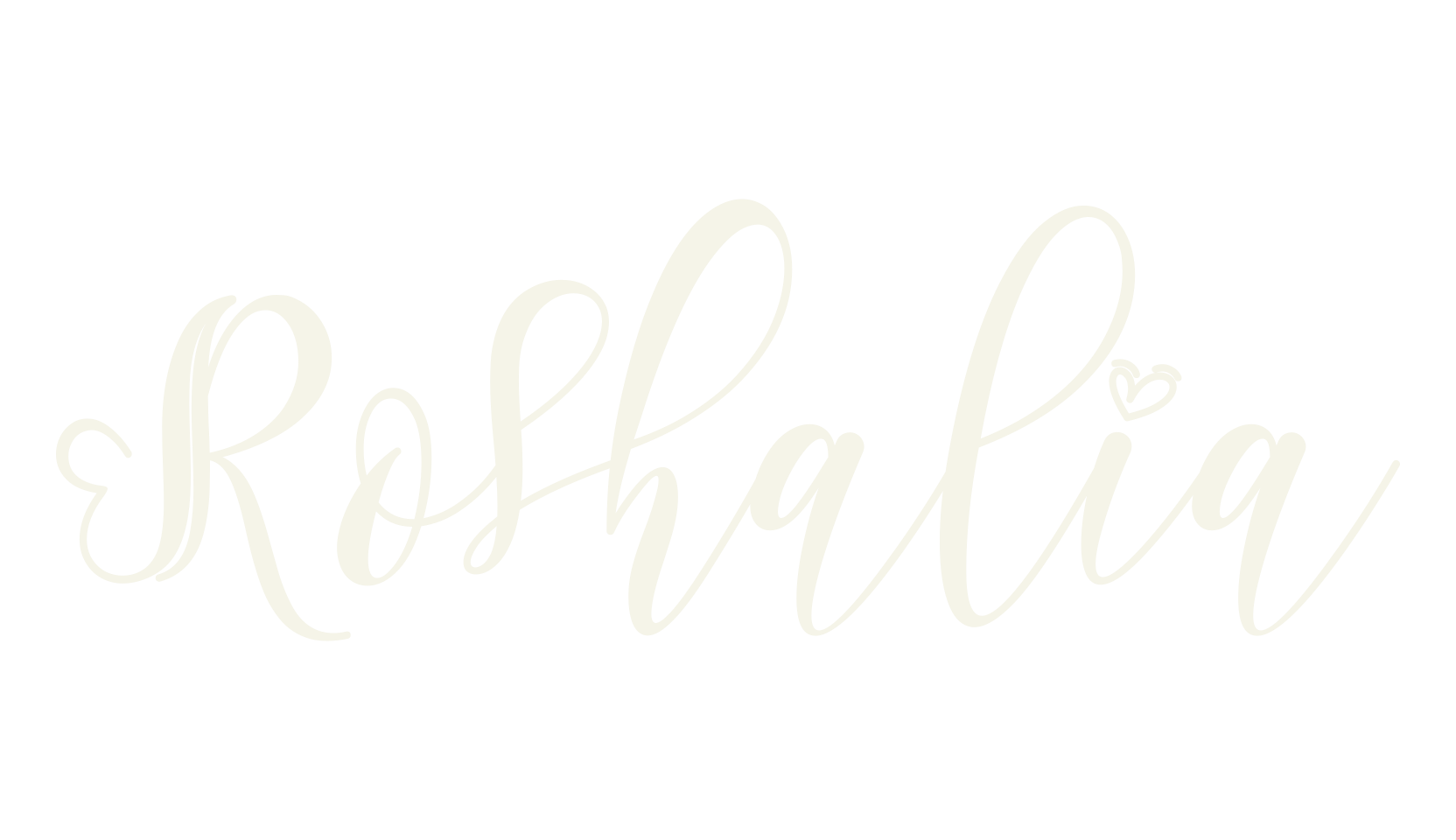 Roshalia, cool font preview