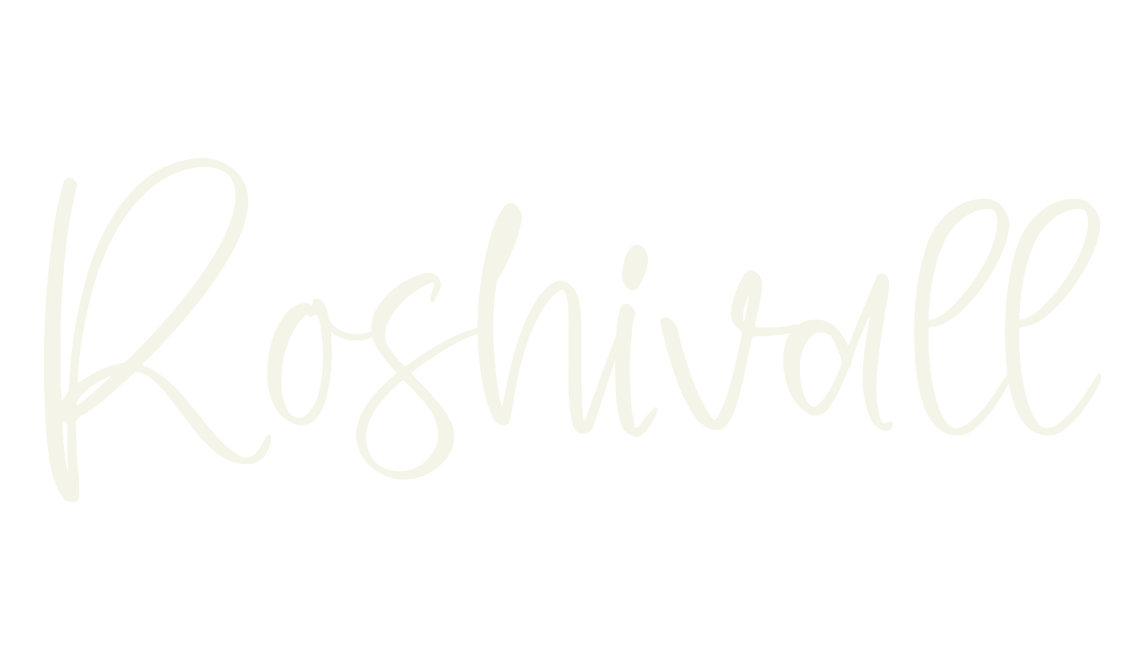 Roshivall, script font preview