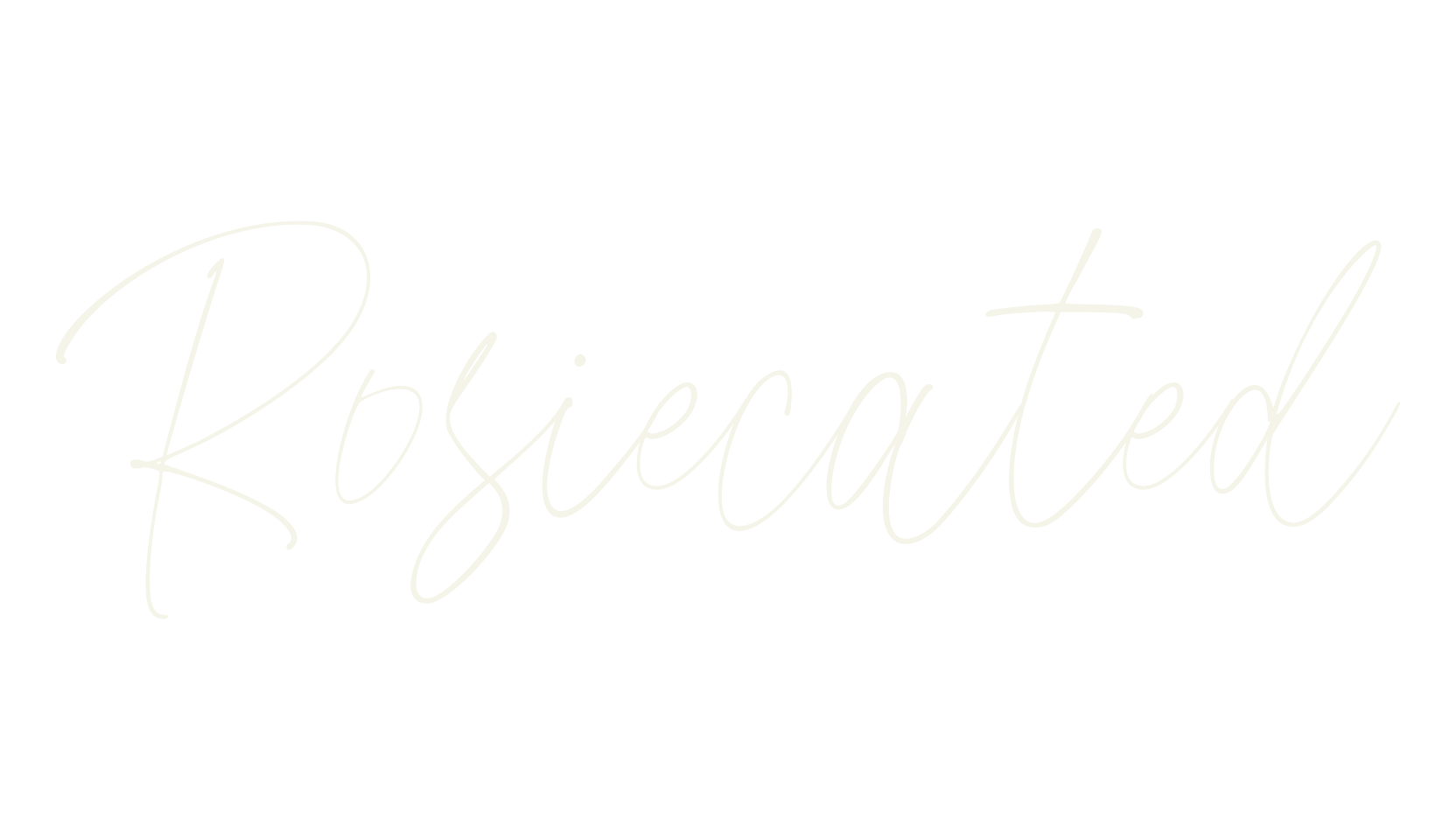 Rosiecated, cursive font preview