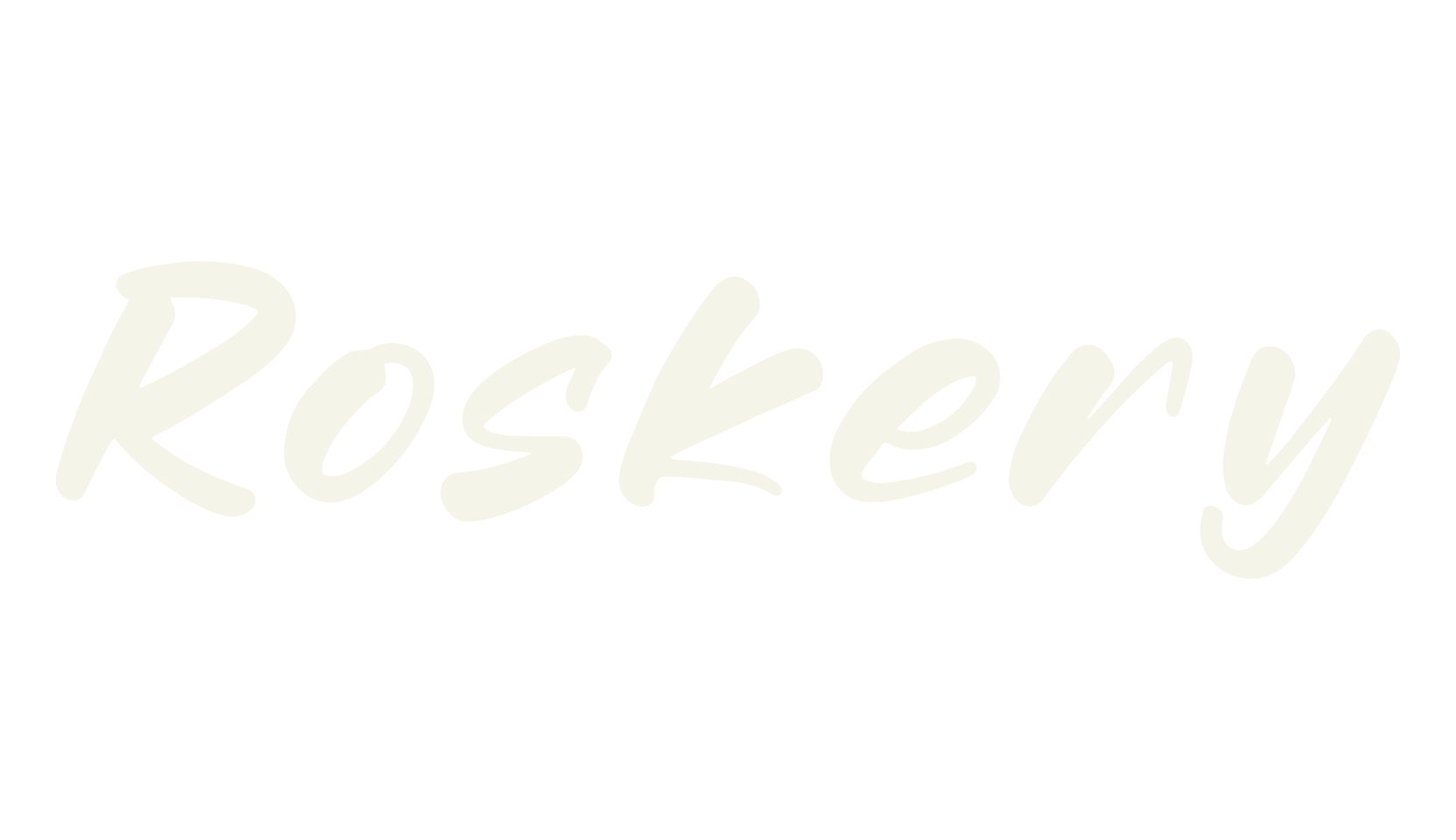 Roskery, script font preview